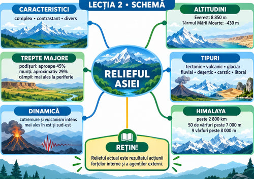 Caiet digital de Geografie pentru clasa a VII-a, disponibil în format PDF și PPT- 131 DE PAGINI