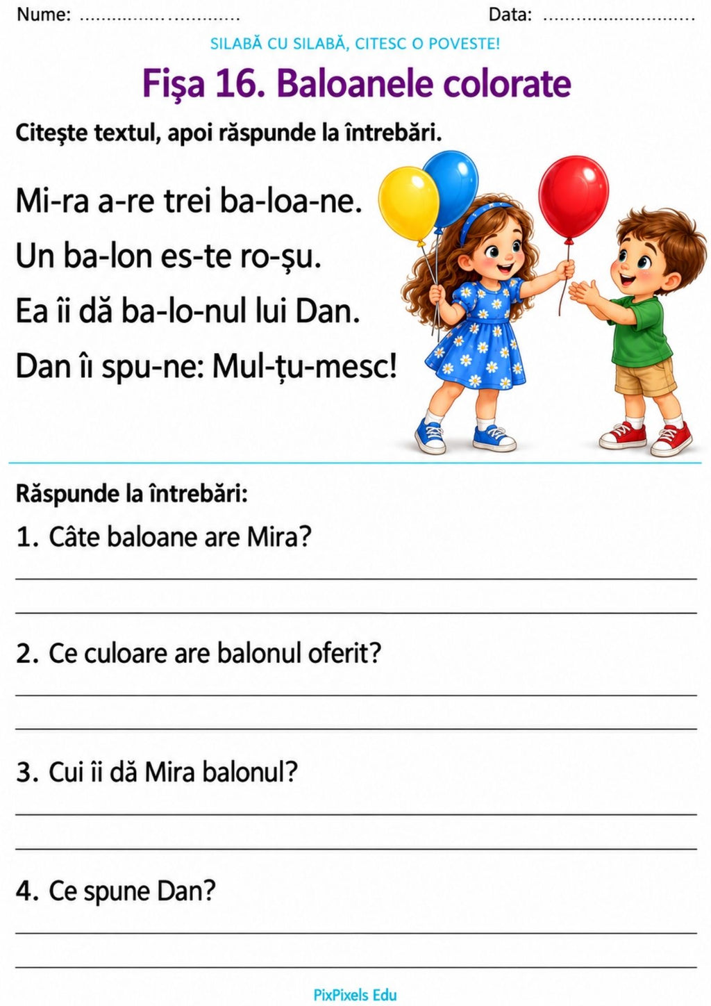 POVEȘTI PE SILABE.