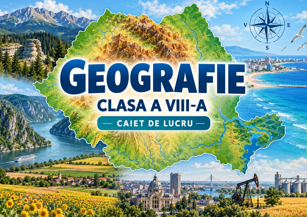 GEOGRAFIE – CLASA A VIII-A | Caiet de lucru