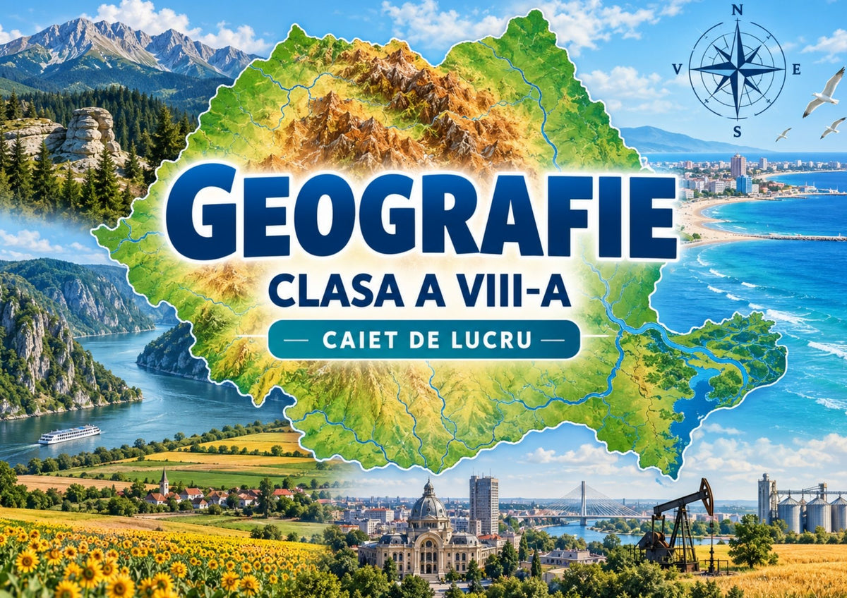GEOGRAFIE – CLASA A VIII-A | Caiet de lucru