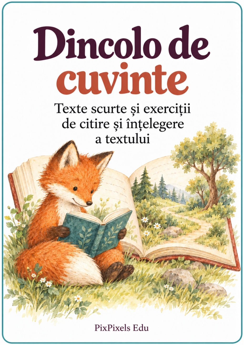 DINCOLO DE CUVINTE-  Texte scurte și exerciții de citire și înțelegere a textului