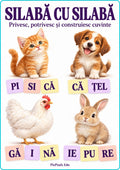SILABĂ CU SILABĂ -Privesc, potrivesc și construiesc cuvinte