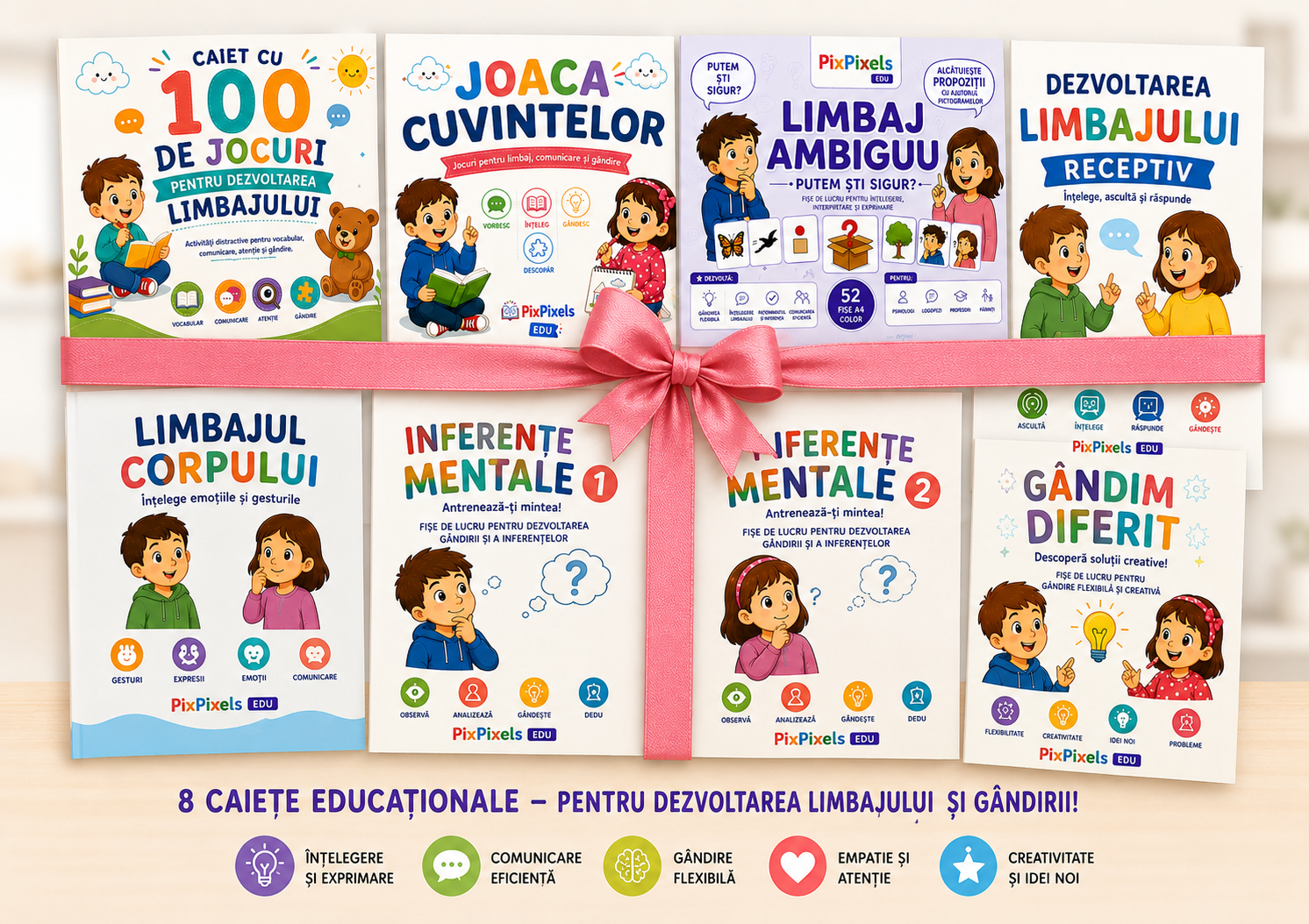 Pachet EXPERT Limbaj – 8 Resurse pentru Comunicare și Gândire Creativă