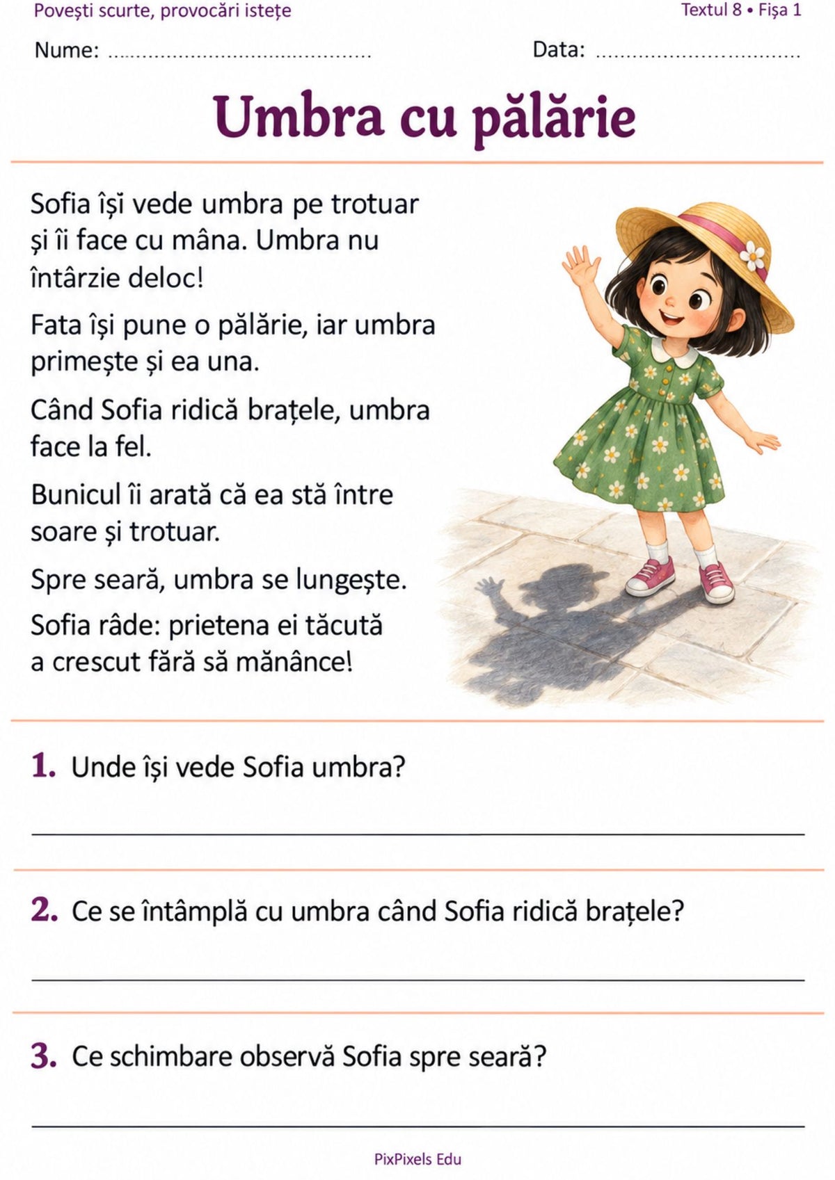 Povești, cuvinte și provocări istețe – 3 caiete PDF pentru citire și înțelegerea textului