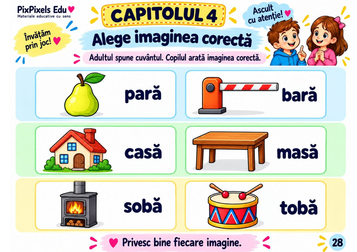 AUD, DIFERENȚIEZ, PRONUNȚ
