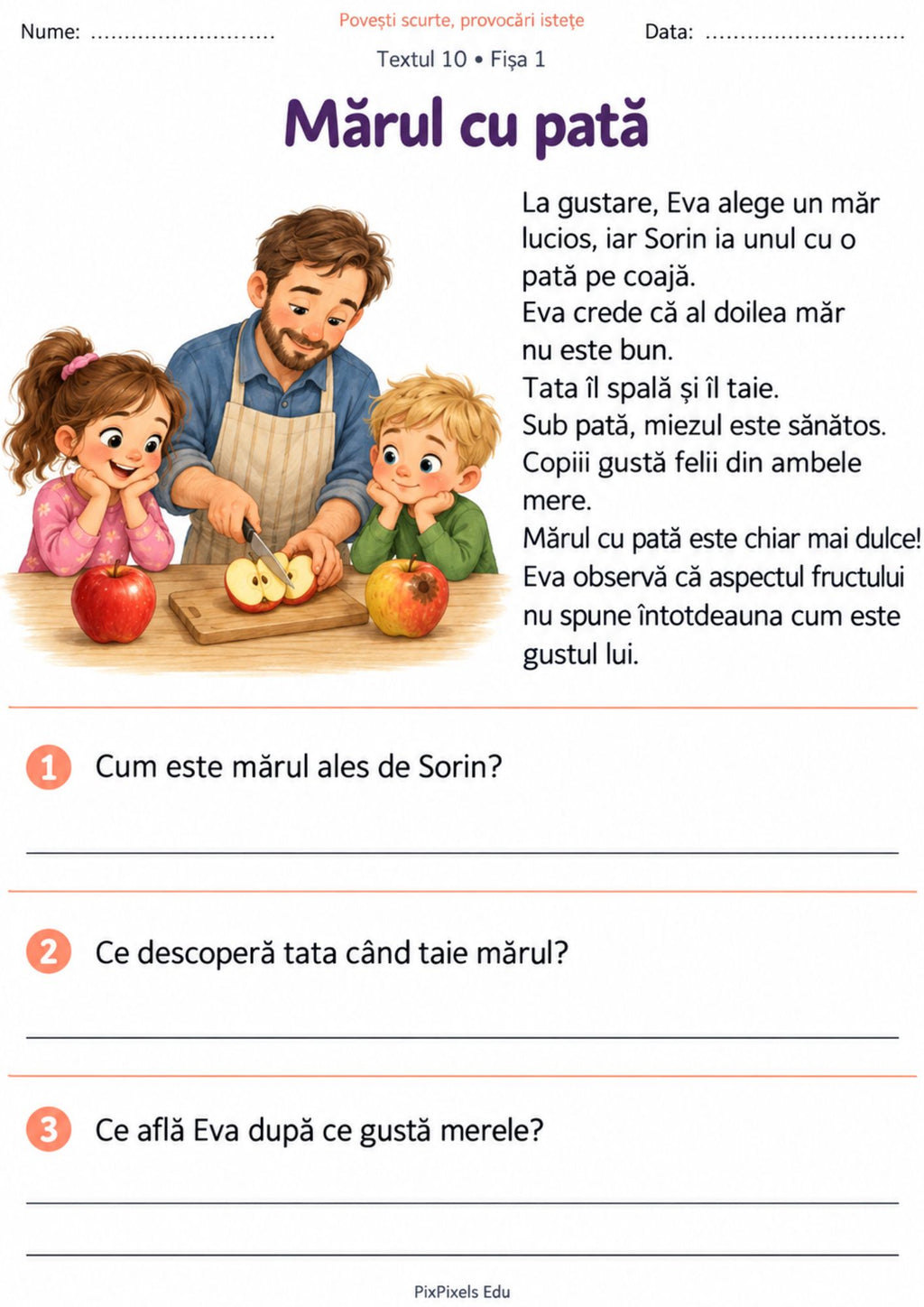 Povești scurte, provocări istețe