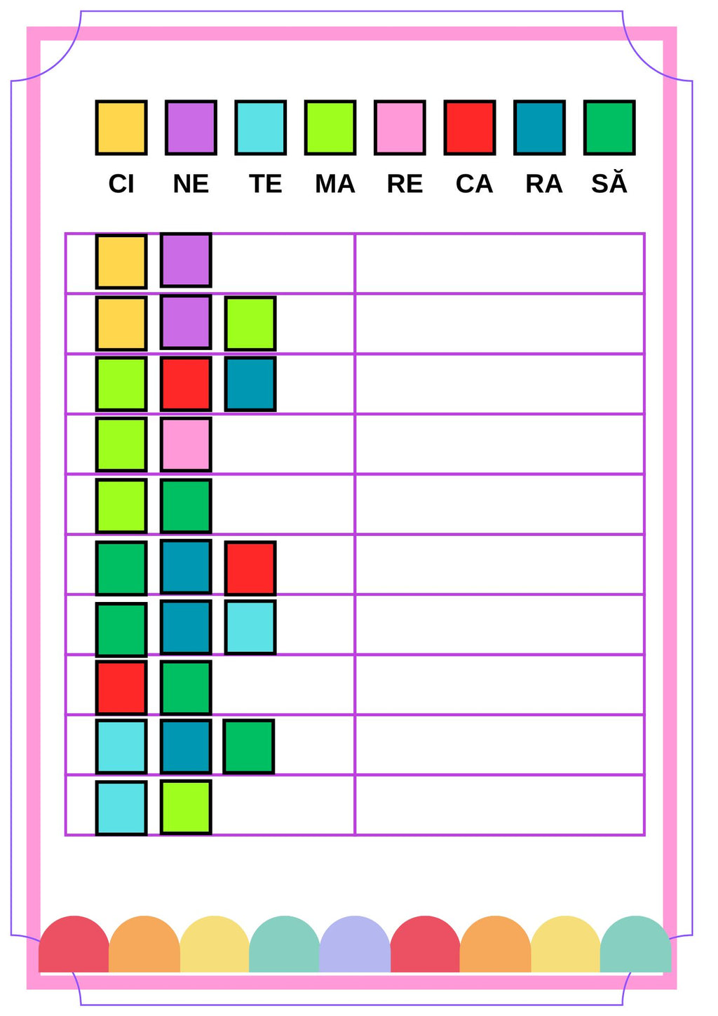 Să formăm cuvinte – Caiet de activități