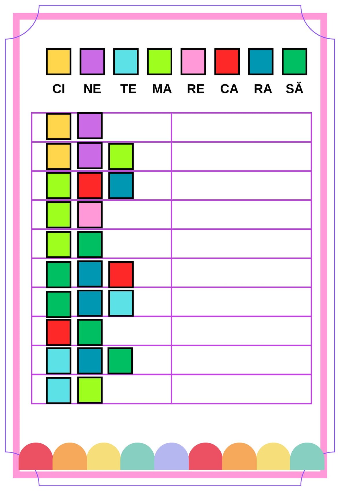 Să formăm cuvinte – Caiet de activități
