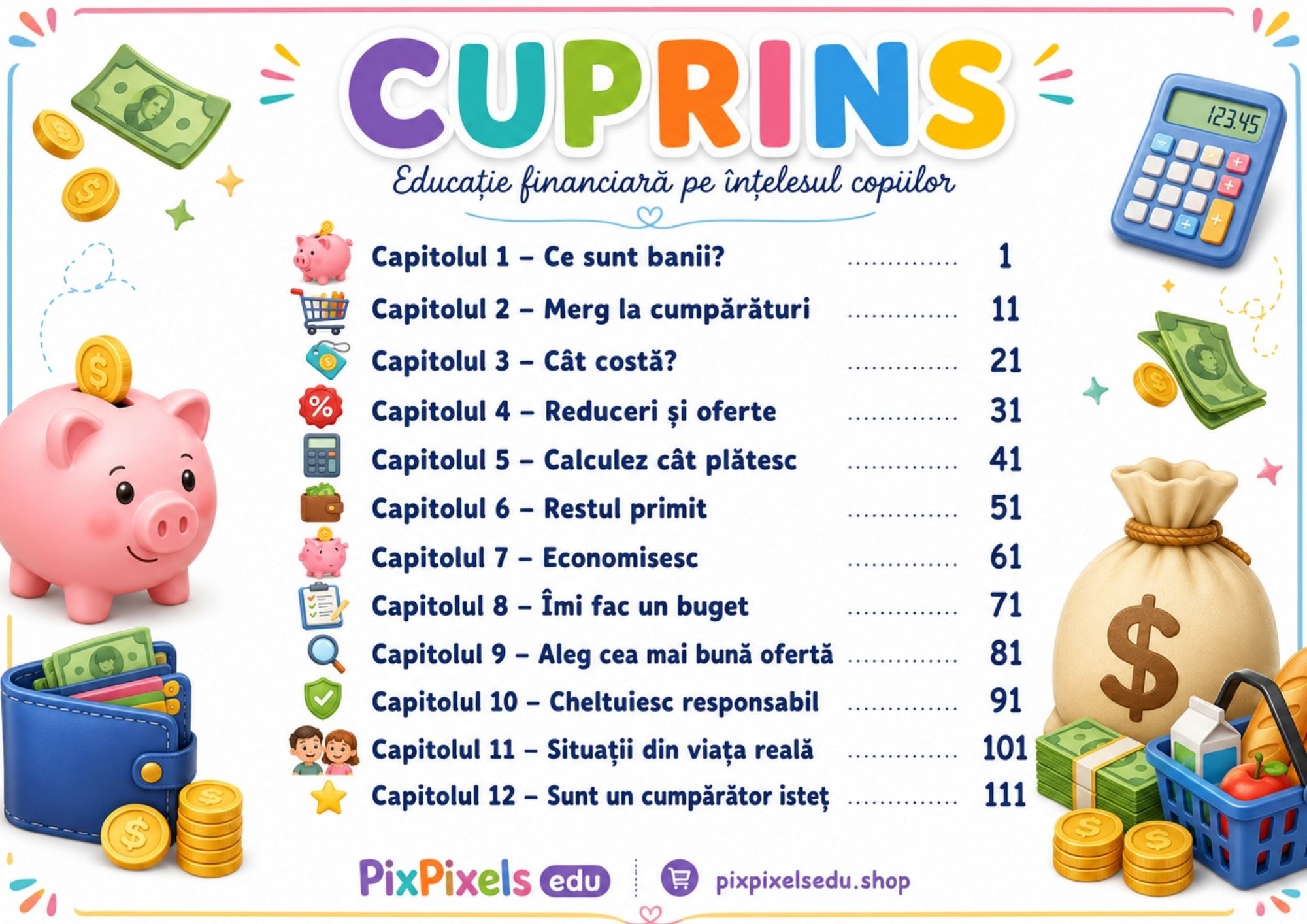 EDUCAȚIE FINANCIARĂ PE ÎNȚELESUL COPIILOR