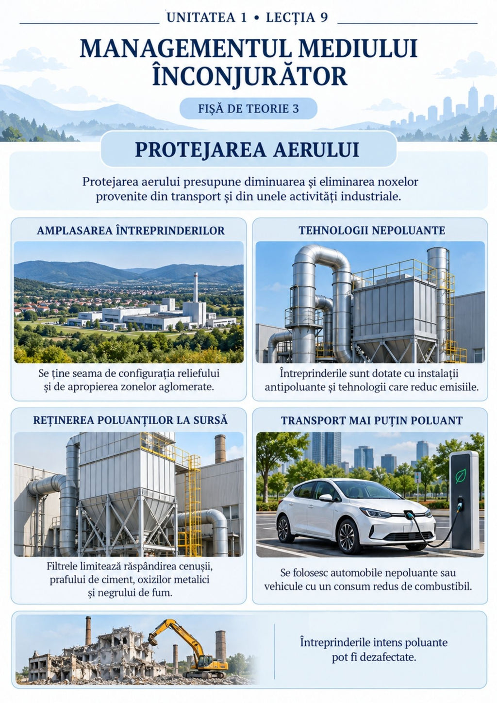 GEOGRAFIE – Caiet de lucru pentru clasa a XI-a