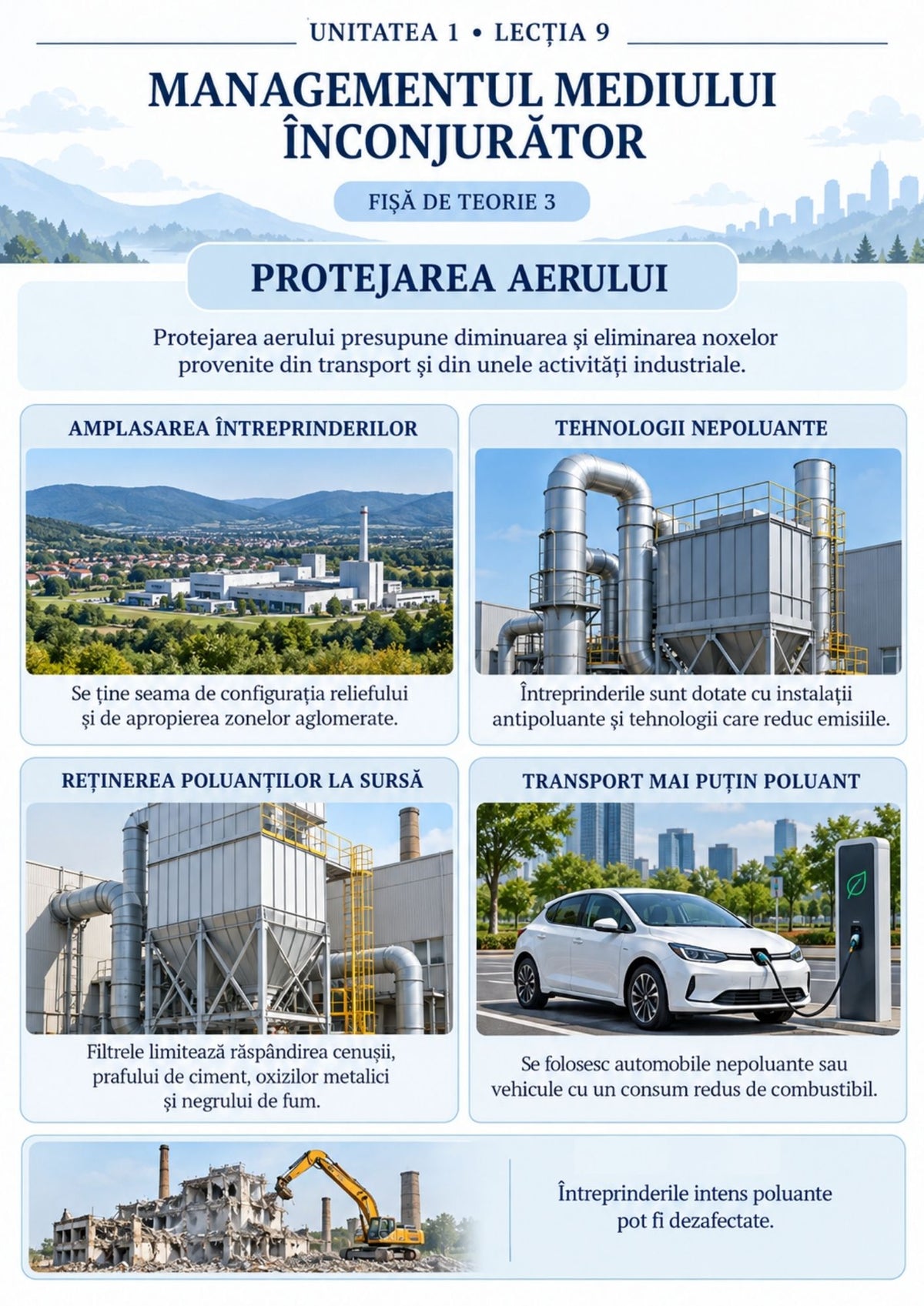 GEOGRAFIE – Caiet de lucru pentru clasa a XI-a