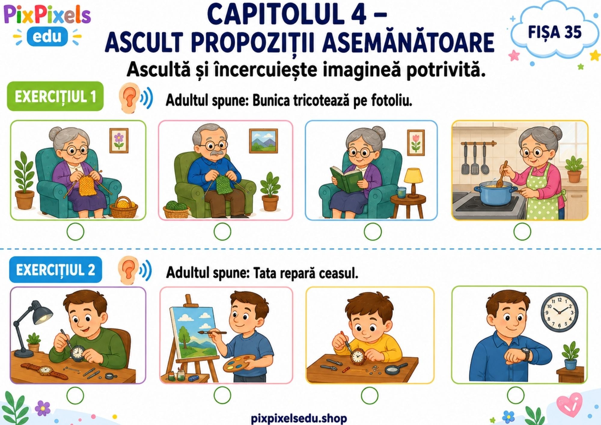 ÎNȚELEG CERINȚA ȘI RĂSPUND CORECT