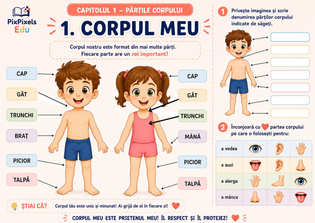 Descoperă corpul uman
