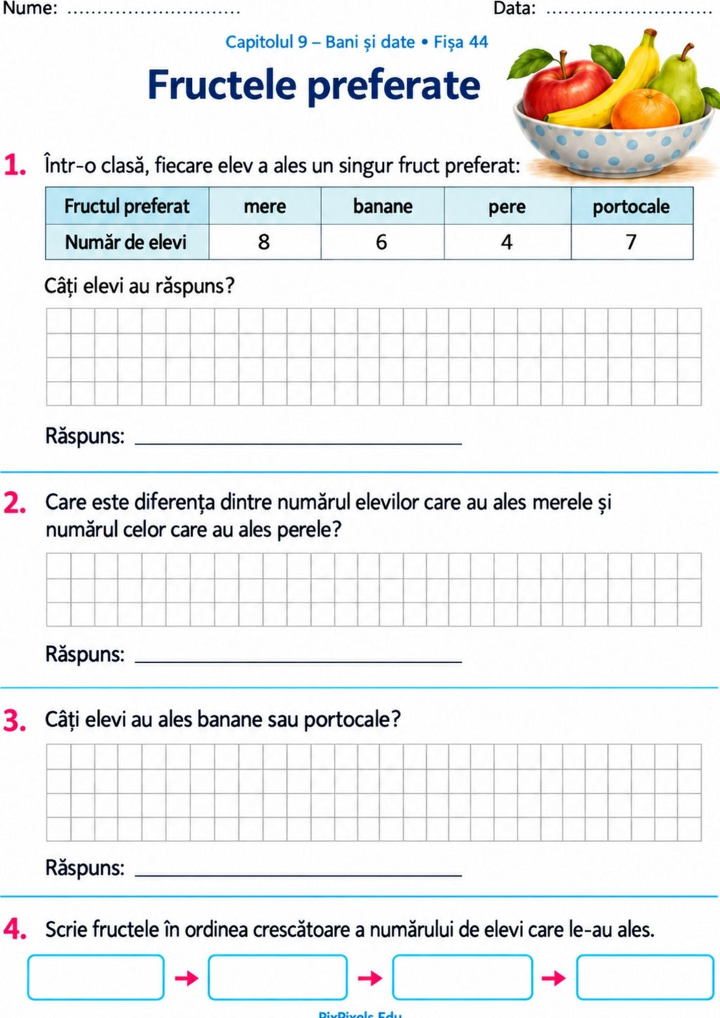 MATEMATICA PRINDE VIAȚĂ!  Caiet de exerciții și probleme • Clasa a II-a