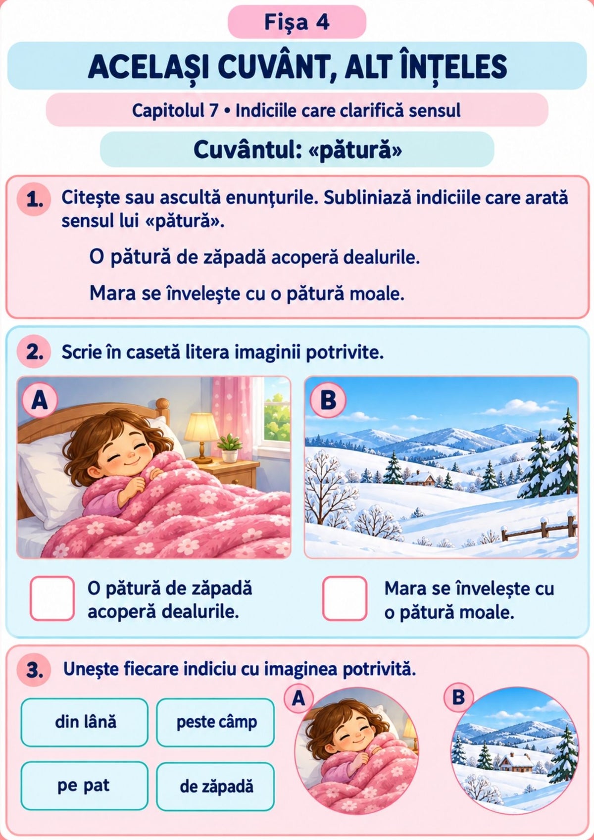ACELAȘI CUVÂNT, ALT ÎNȚELES