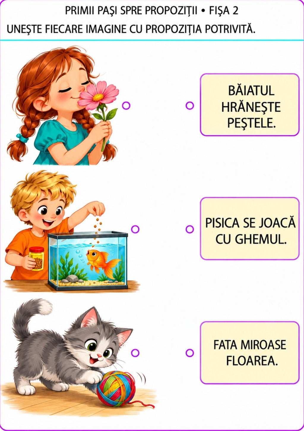 ÎNVĂȚ SĂ SCRIU PROPOZIȚII