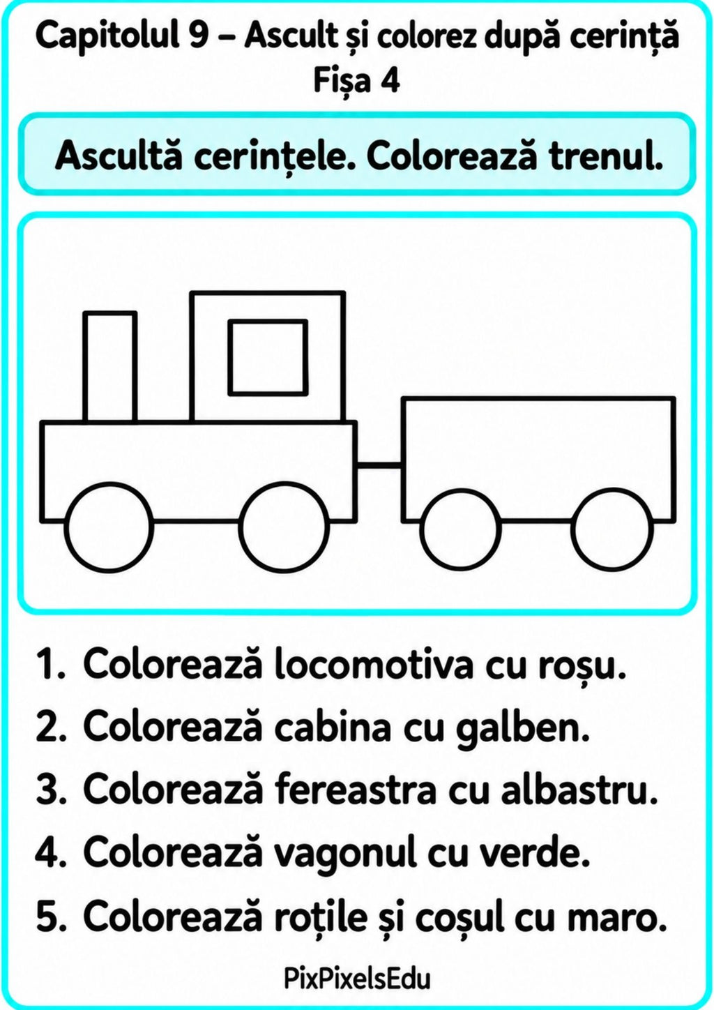 FORME ȘI CULORI. 56 de fișe de lucru pentru grădiniță și clasa pregătitoare