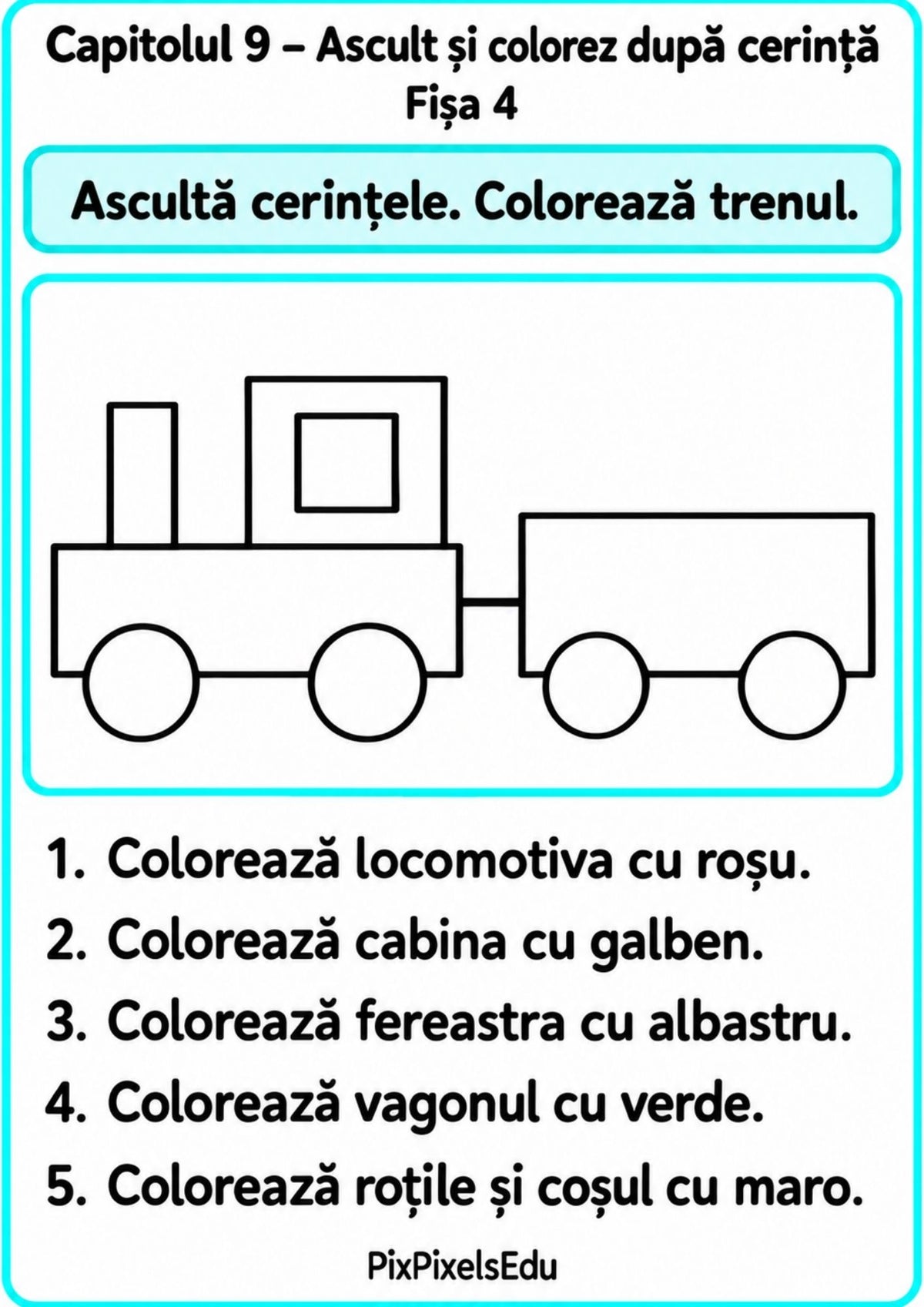 FORME ȘI CULORI. 56 de fișe de lucru pentru grădiniță și clasa pregătitoare