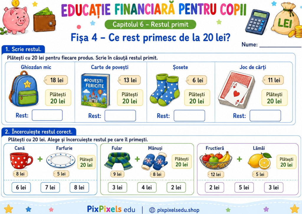 EDUCAȚIE FINANCIARĂ PE ÎNȚELESUL COPIILOR