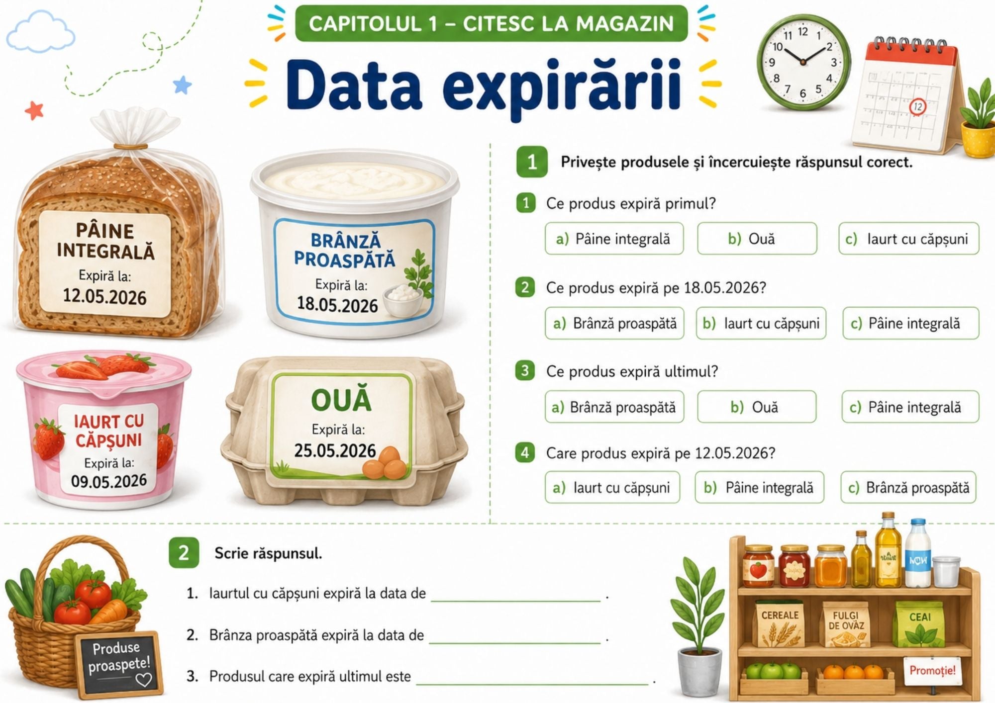 CITIRE FUNCȚIONALĂ PENTRU COPII Bonuri, etichete, bilete, meniuri, afișe, orare, invitații și alte texte din viața reală