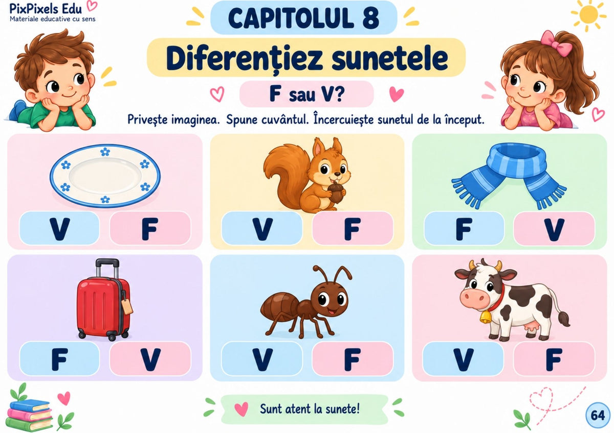 AUD, DIFERENȚIEZ, PRONUNȚ