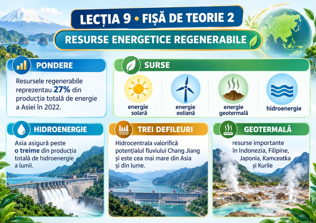 Caiet digital de Geografie pentru clasa a VII-a, disponibil în format PDF și PPT- 131 DE PAGINI