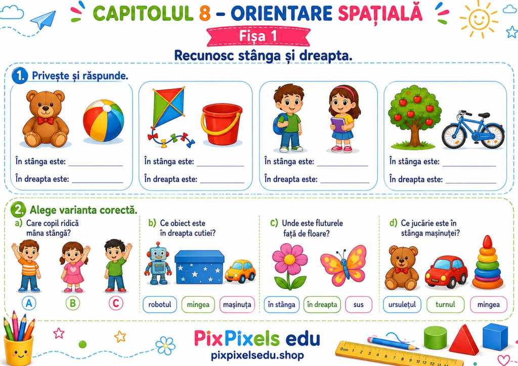 MATEMATICA ÎN VIAȚA DE ZI CU ZI – 100 DE FIȘE DE LUCRU