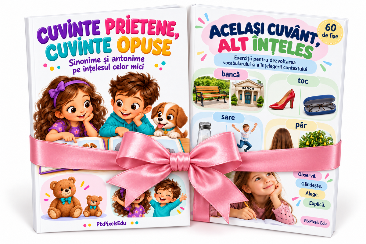 CUVINTE ÎN OGLINDĂ – Sinonime -antonime- omonime