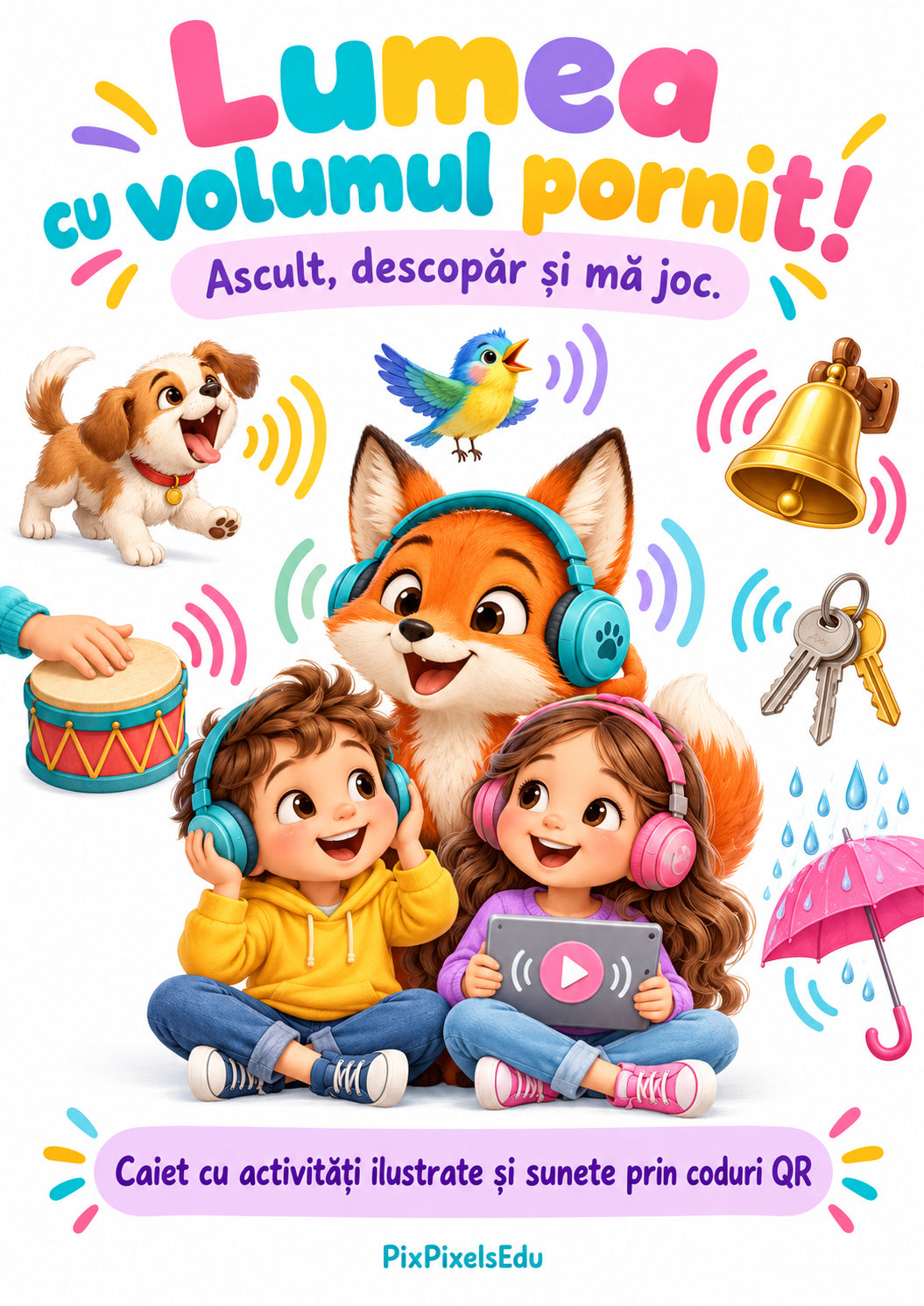 Lumea cu volumul pornit! — Ascult, descopăr și mă joc