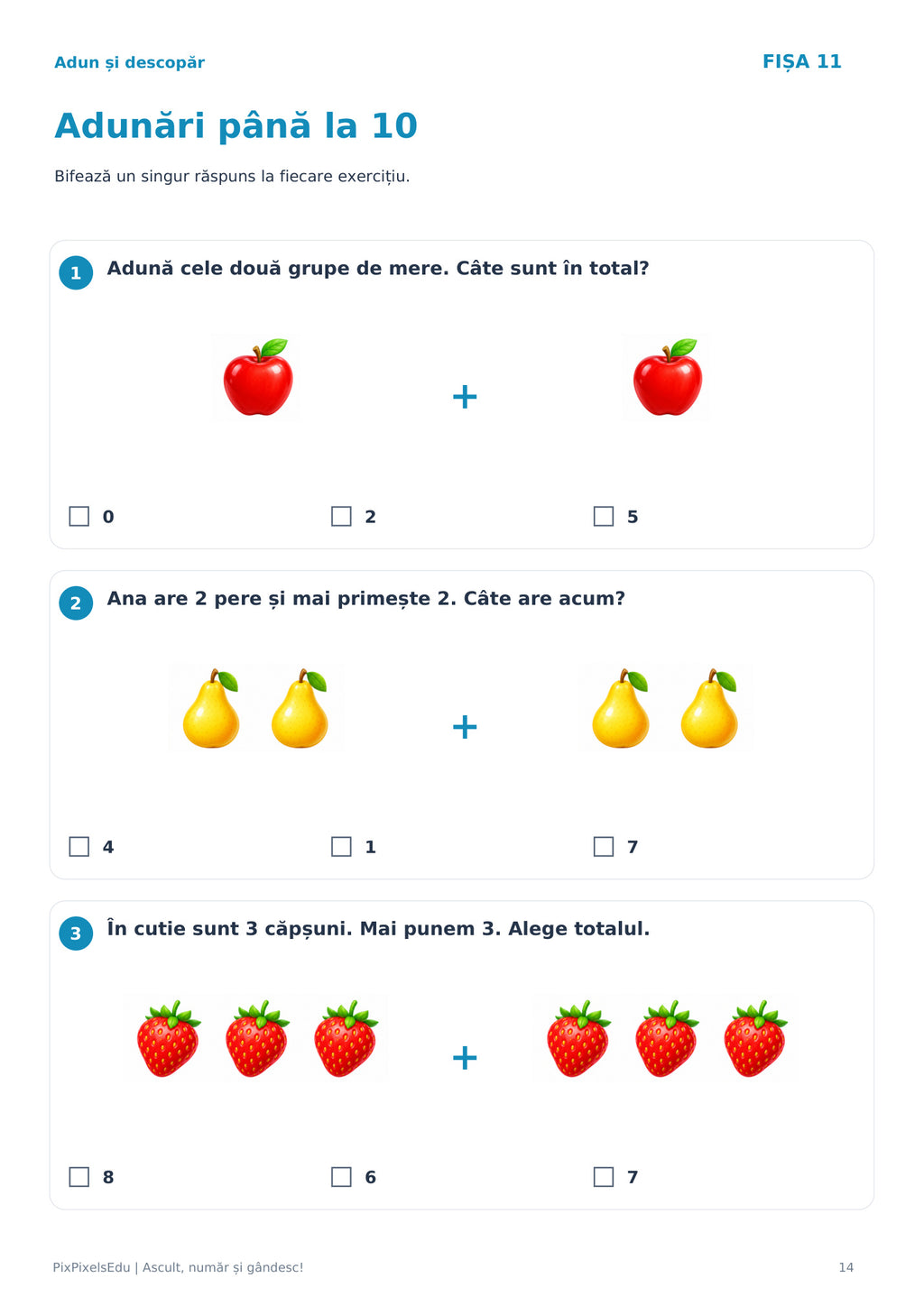 ASCULT, NUMĂR ȘI GÂNDESC!