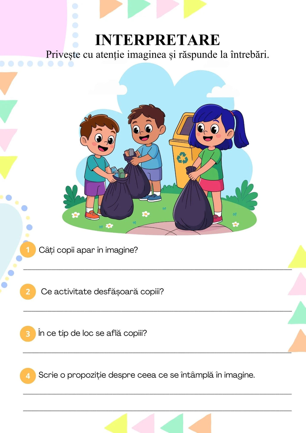 CAIETUL CARE ÎI ȚINE PE COPII LIPIȚI DE ACTIVITĂȚI!