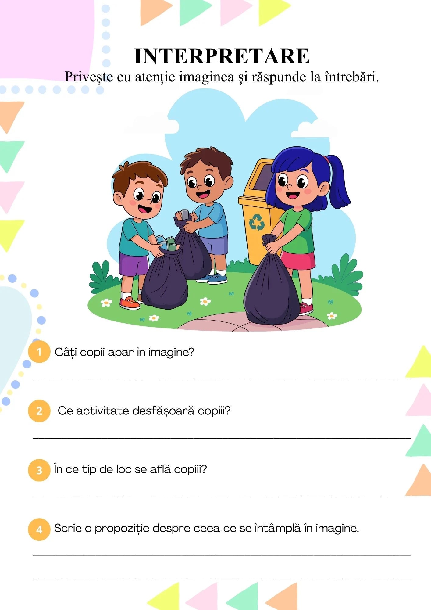 CAIETUL CARE ÎI ȚINE PE COPII LIPIȚI DE ACTIVITĂȚI!