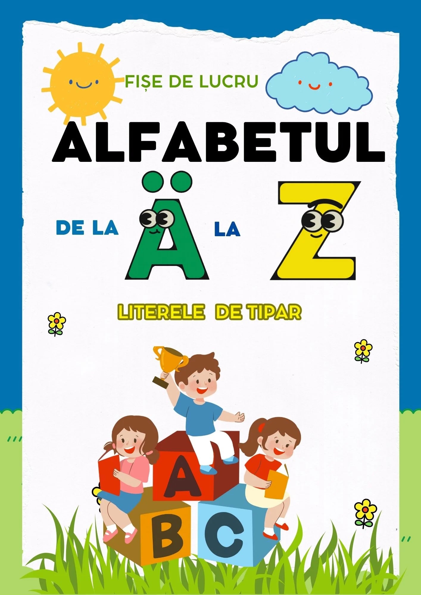 ALFABETUL DE LA A LA Z, LITERE DE TIPAR