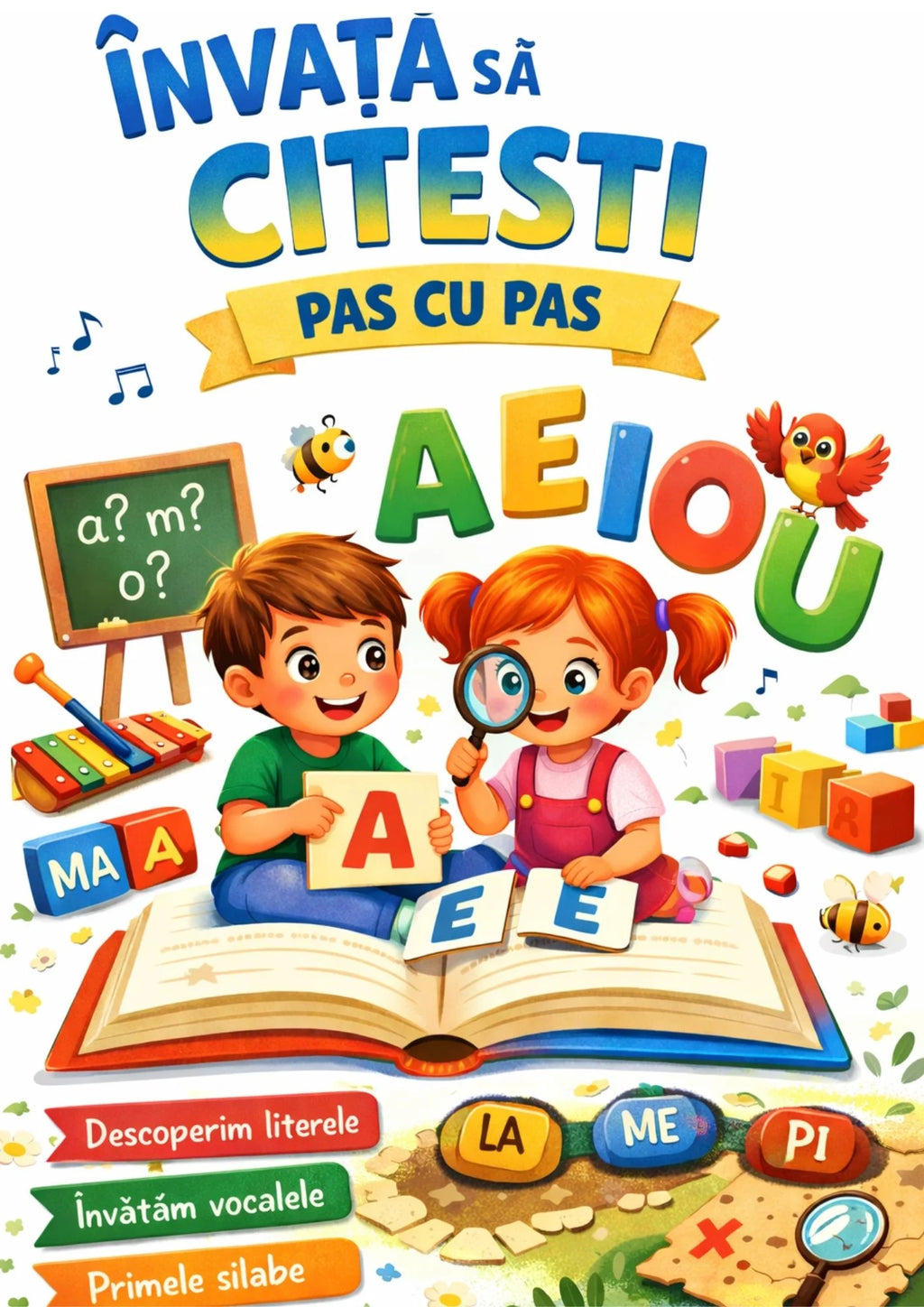 ÎNVAȚĂ ȘĂ CITEȘTI PAS CU PAS