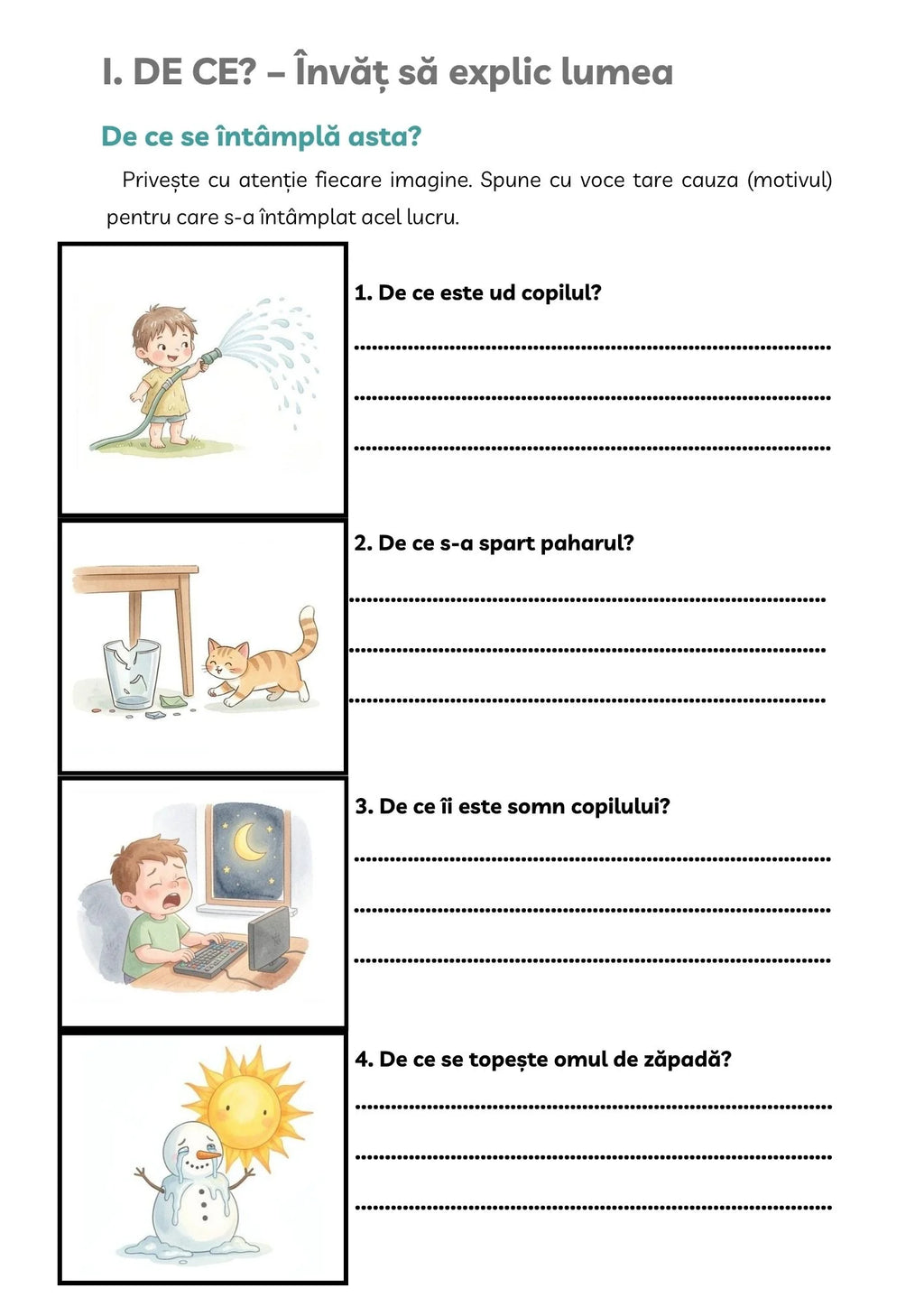 DE CE? ÎNVĂȚ SĂ EXPLIC LUMEA