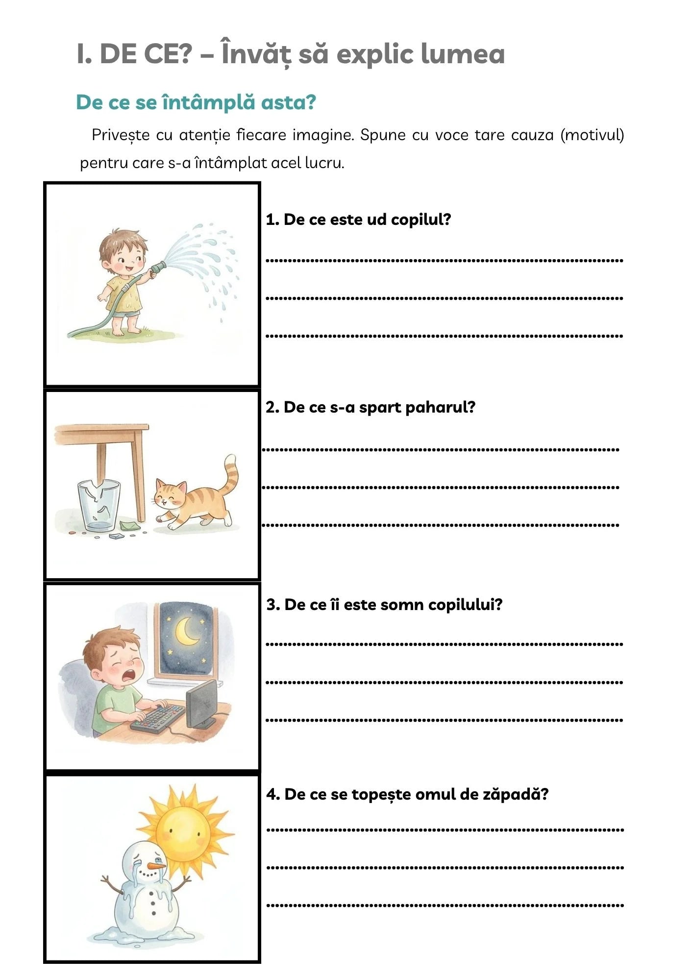 DE CE? ÎNVĂȚ SĂ EXPLIC LUMEA