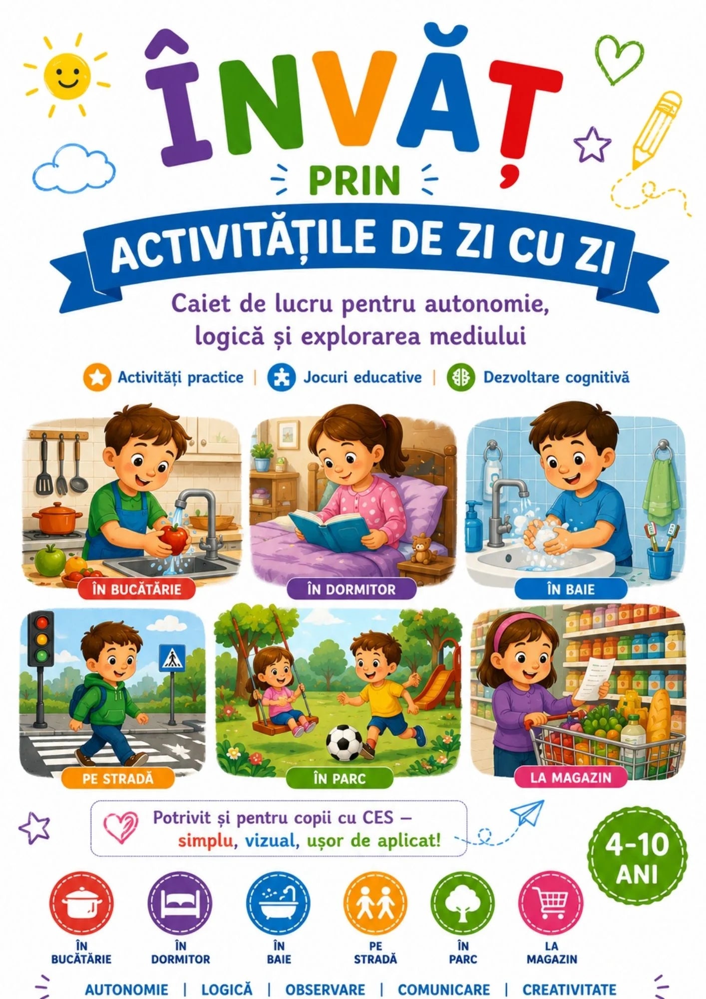 ÎNVĂȚ PRIN ACTIVITĂȚILE DE ZI CU ZI