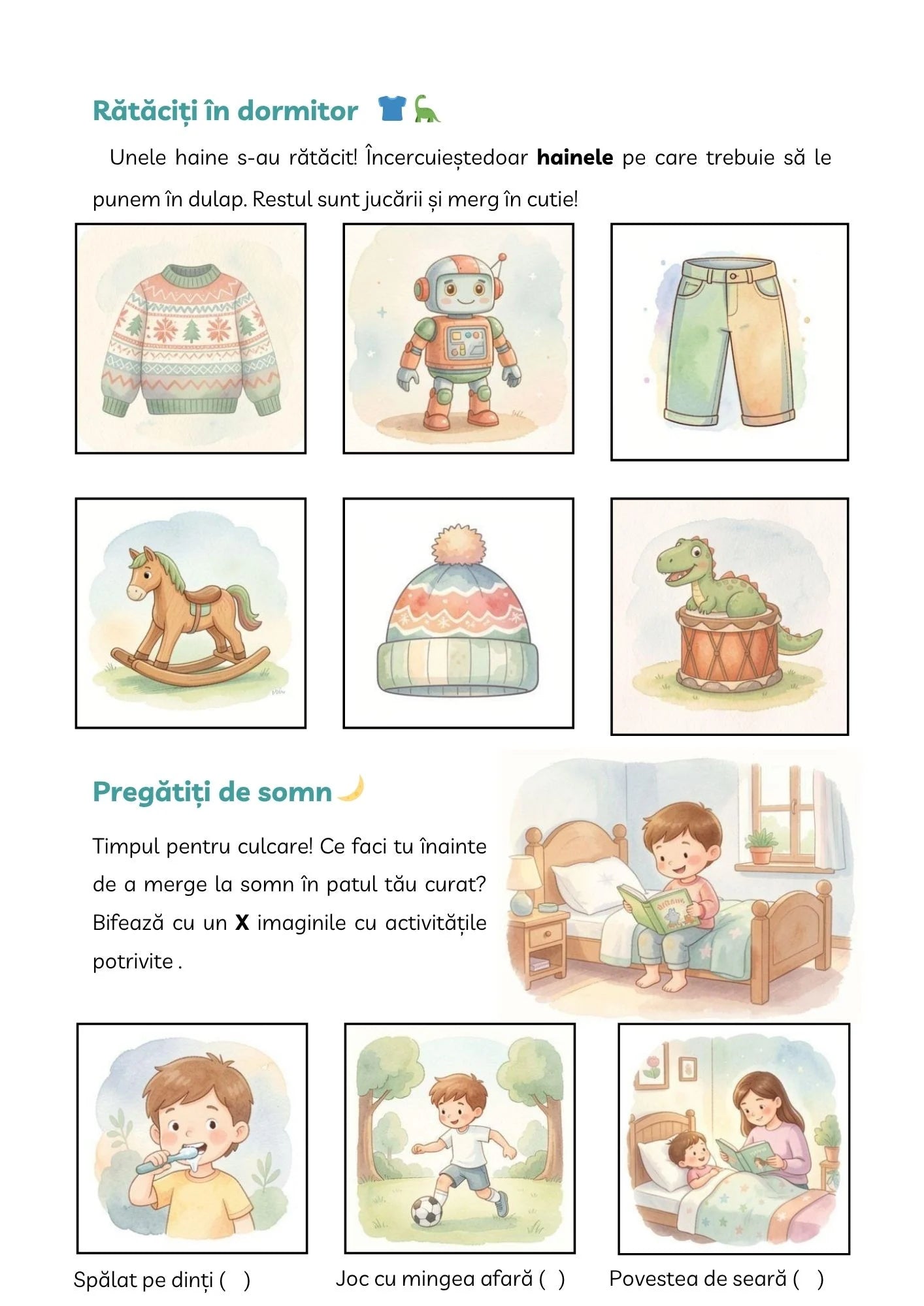 ÎNVĂȚ PRIN ACTIVITĂȚILE DE ZI CU ZI