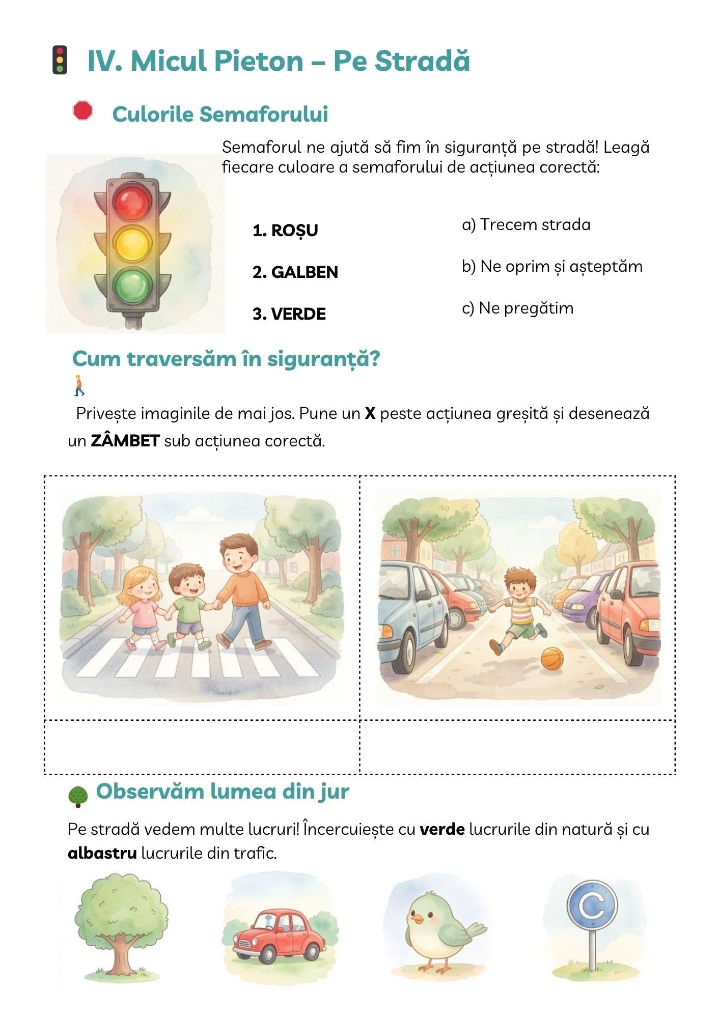 ÎNVĂȚ PRIN ACTIVITĂȚILE DE ZI CU ZI
