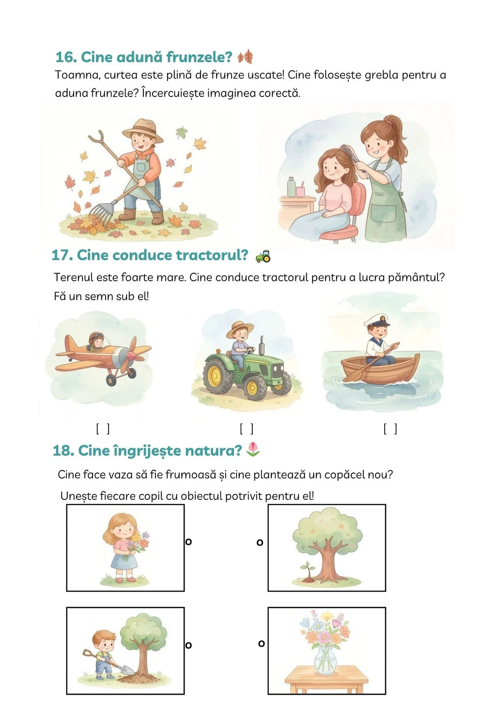 „CINE?” – Caiet de lucru pentru grădiniță 🌟