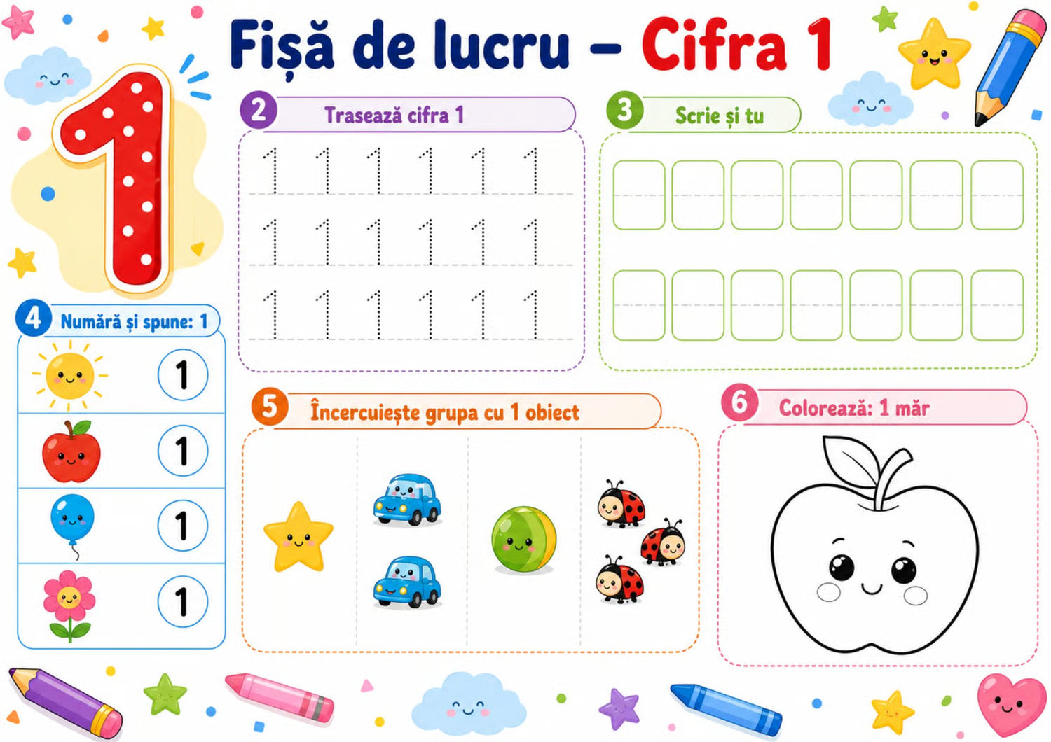 CIFRELE DE LA 0 LA 9