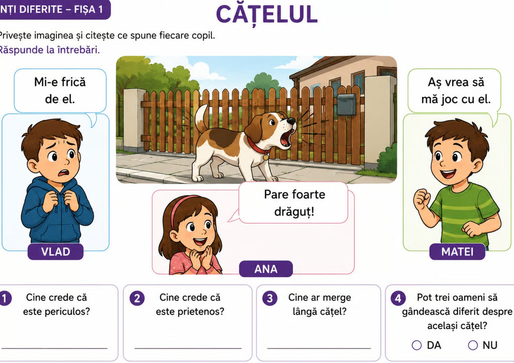 GÂNDIM DIFERIT- JOCURI DE TEORIA MINȚII