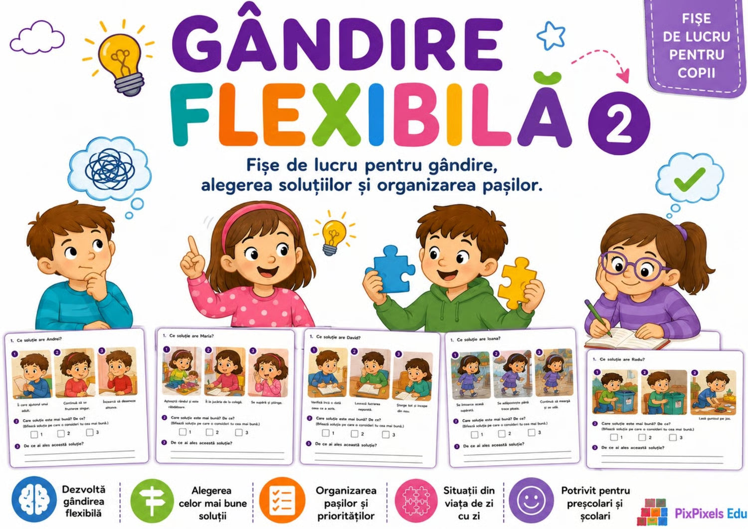 GÂNDIRE FLEXIBILĂ 2- 77 FIȘE