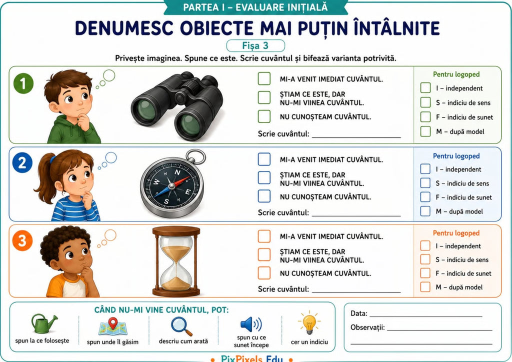 TRUSĂ DE INTERVENȚIE PENTRU ACTIVAREA VOCABULARULUI