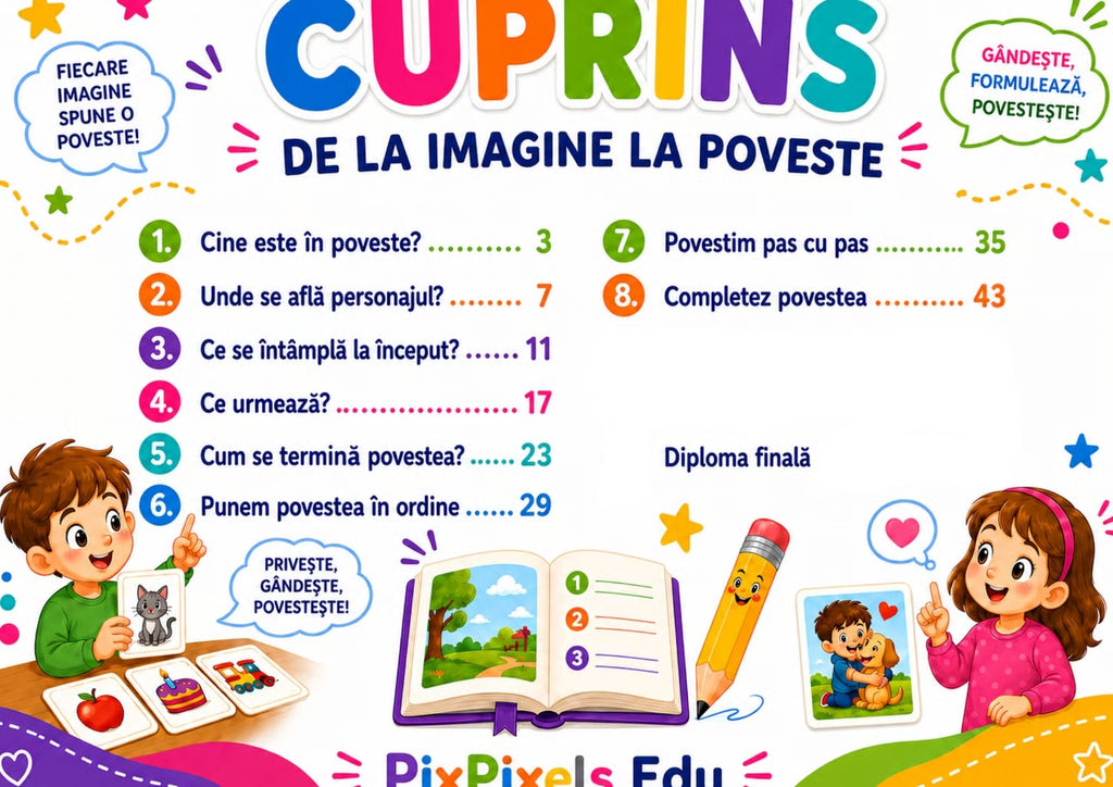 DE LA IMAGINE LA POVESTE