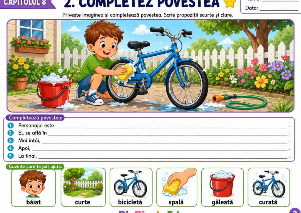 DE LA IMAGINE LA POVESTE