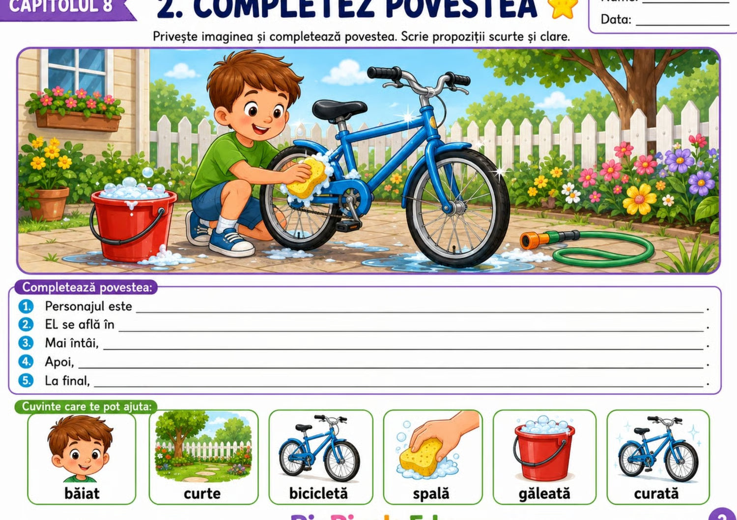 DE LA IMAGINE LA POVESTE